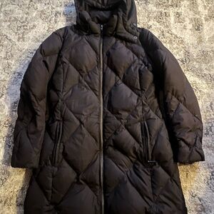 Calvin Klein Black Puffer Down Jacket women’s Medium